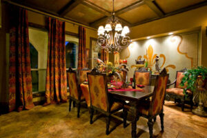 tuscan-brown-interior-design-in-dining-room