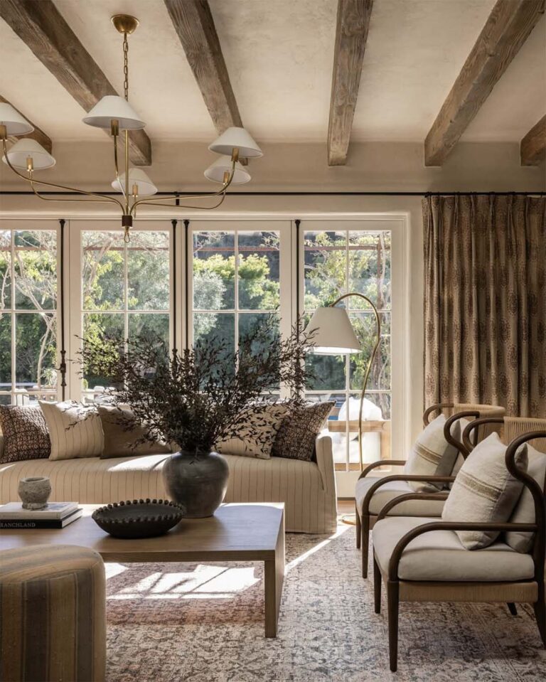 Modern Tuscan Interior Design, a Lighter, Brighter Update