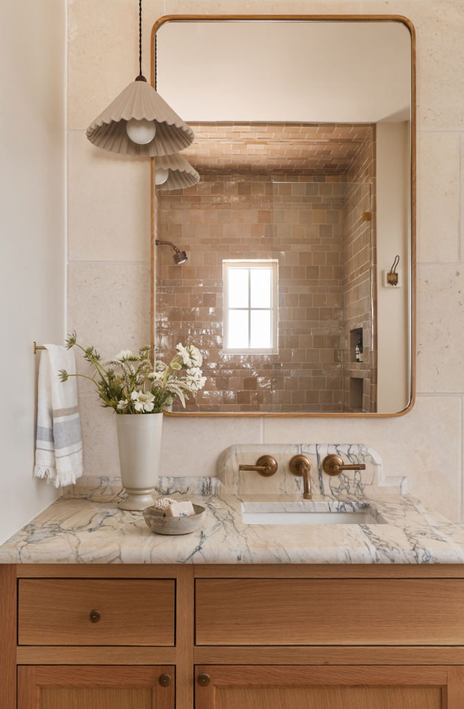 Guest bath, walls in SW "Alabaster".