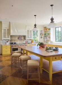 yellow-kitchen-cabinets-in-farrow-and-ball-babouche