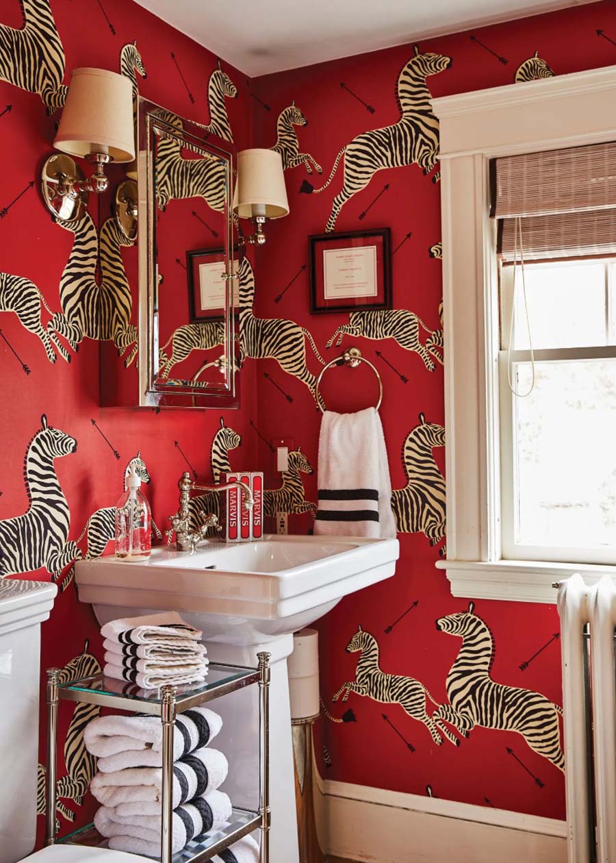 scalamandre-zebras-red-in-powder-bathroom